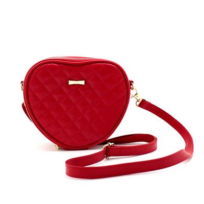 CONC CO403 Nui. Plush Shoulder Bag Heart Red
