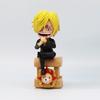 Anime One Piece Statue Q Version Luffy, Sozo Longshan, Zhi Sunshine, Luffy Bag Handheld Car Desktop Ornament Gift