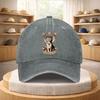 Childless Cat Lady Tarot Graphic Baseball Cap Vintage Washed Denim Adjustable Hat for Unisex
