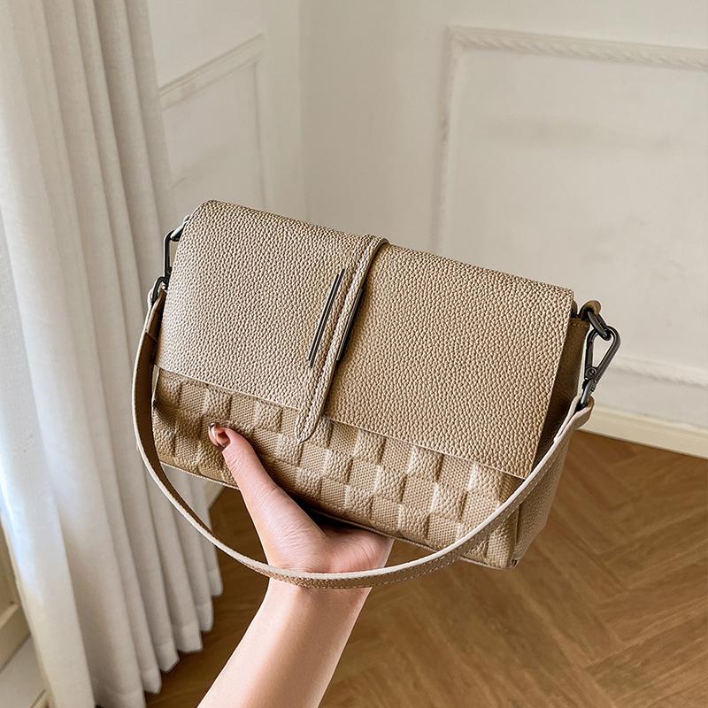 Qiao Lady Bag Women 2025 New Model Women's Crossbody Bag High-end Light Luxury Commuter Small Square Bag Genuine Leather Women's Shoulder Bag