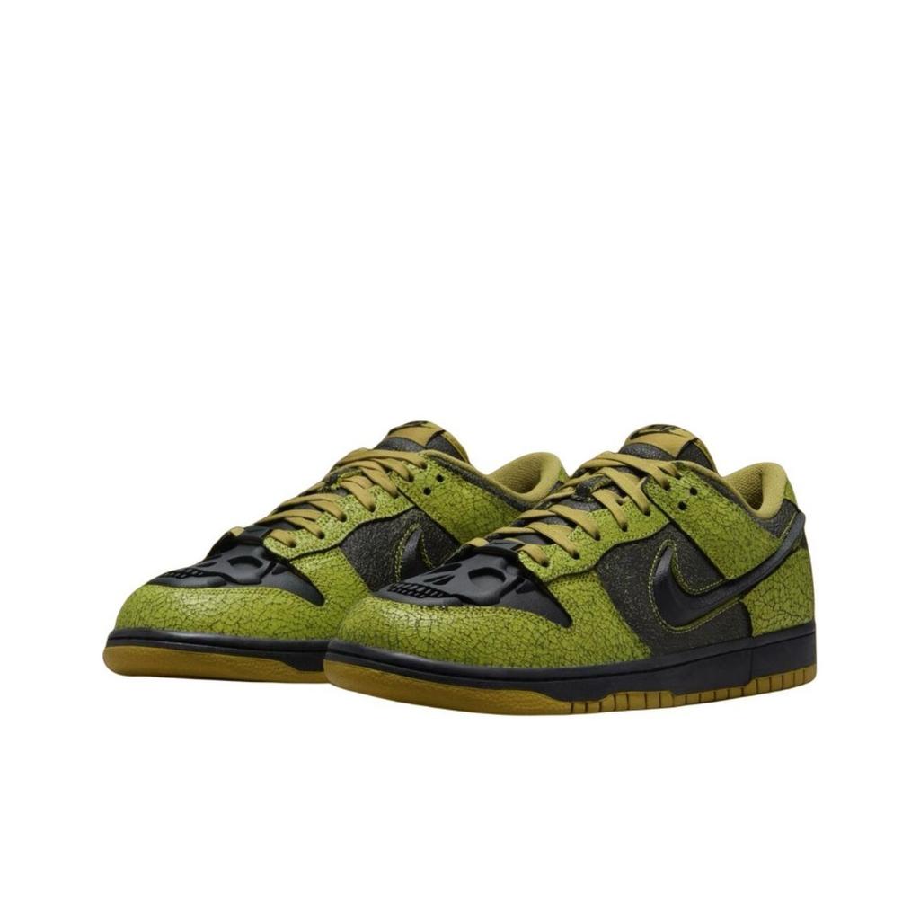 Nike Dunk Low Halloween Skull Unisex Sneakers Green Bright-Cactus Black HV6103-300