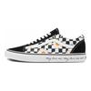 Vans Old Skool Canvas Gänseblümchen-Print Low Top Skateschuhe Unisex Sneaker Schwarz Weiß VN0A5KRFB0B