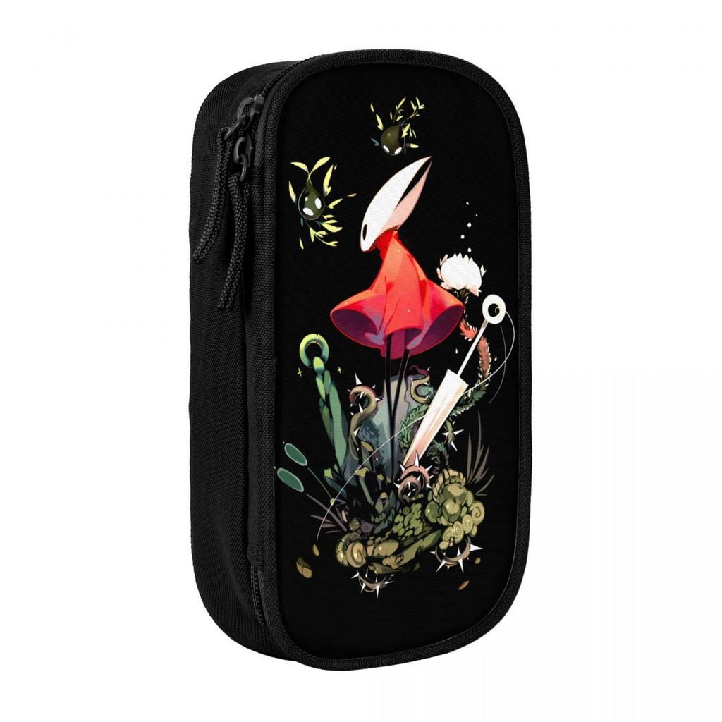 Hollow Knight Games Pencil Case Cute Aesthetics Pen Holder Bags for Student Large Storage School Supplies Gift Pencil Box
