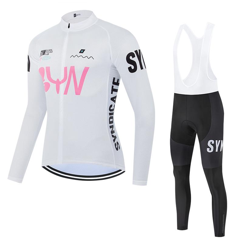2025 Autumn Long Sleeved Jersey Cycling Suit Set Mountain Bike Breathable Cycling Suit Men's Road Bike Sportswear