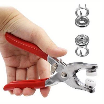 Pinza 9,5 mm Accessori Bottoni a Pressione in Metallo Chiusure Bottoni Automatici Bottoni a Pressione Chiusure Installazione Vestiti Borsa Bottone