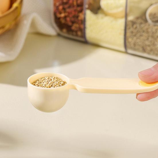 5-teiliges Präzisions-Messlöffel-Set mit Markierungen Lebensmittelechter PP-Löffel für Kaffee Milchpulver Mehl BPA-frei Spülmaschinenfest Mehrgrößen-Messlöffel für