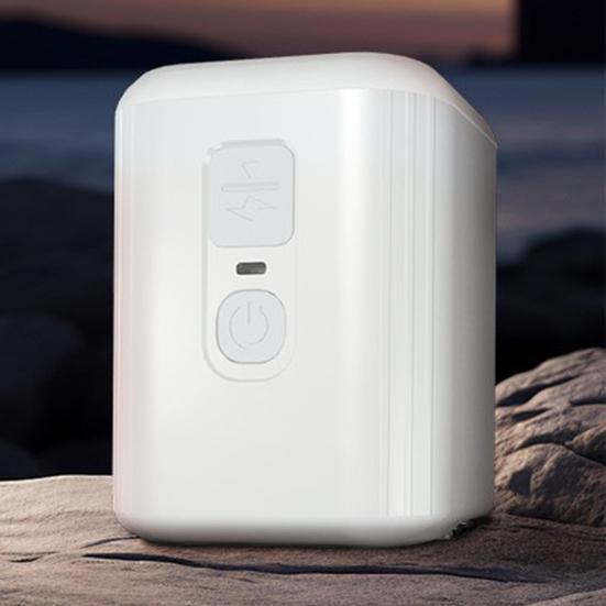Outdoor Mini Air Pump with LED Light 6 Nozzles Portable USB Inflatables Ring Pool Float Air Mattress Bed Portable