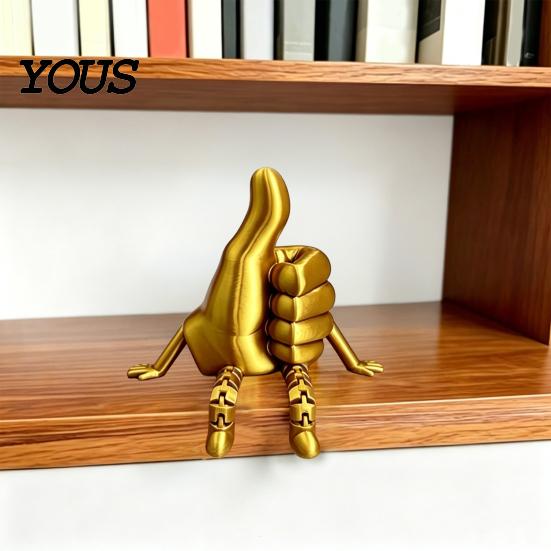 Stress Relief Desk Toy Desktop Ornament, 3D Printing One-Piece Molding with Smooth Surface, Movable Personalized Corner Decor Joints Adjustable