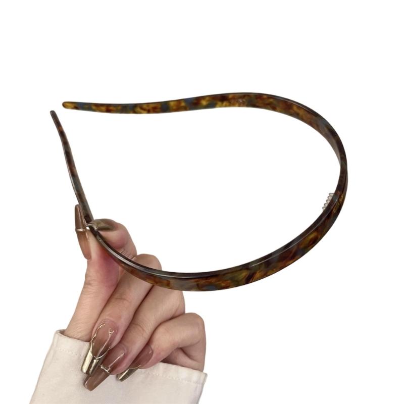 

Anti Slip Hair Grip Textured Edge Comfortable Headbands For Daily Use Sports Hair Accessories Multiple Colors