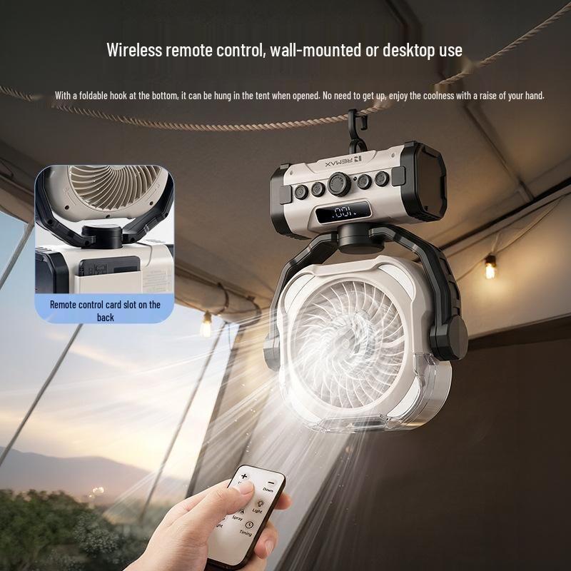 REMAX 20000mAh Portable Misting Desktop Fan with Cooling & Timer