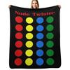 Naked Twister Parody Bedspread Throw Blanket Lightweight Warm Blanket for Travel Camping