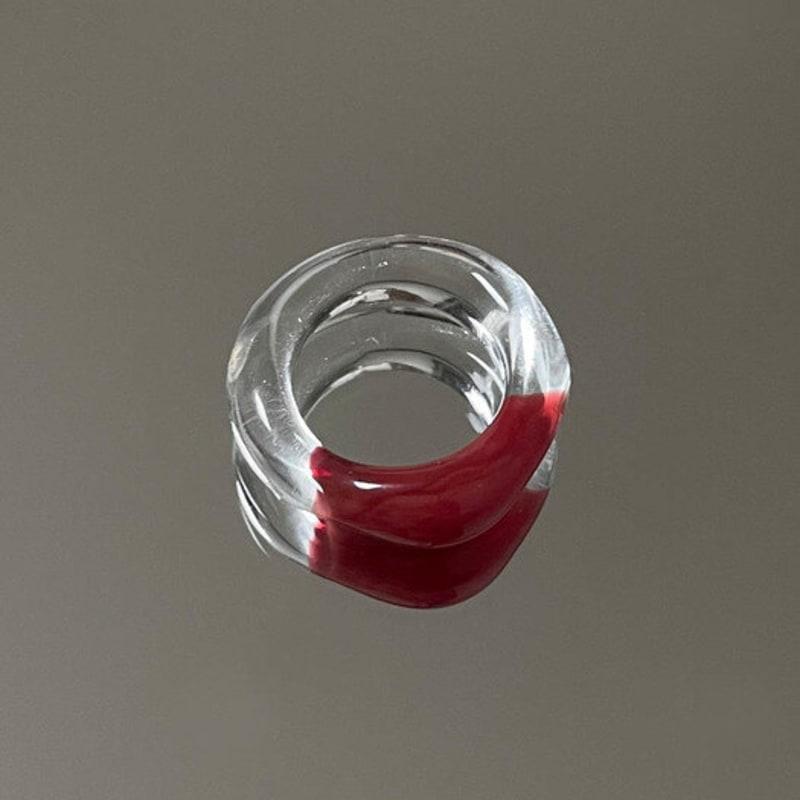 APIOH Trick Glass Ring