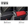 Suede Leather Car Wrapping ABS For BMW 7 Series G11 G12 2016-2022 Accessories Stowing Tidying Armrest Box Protect Cover