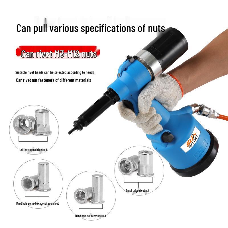 Industrial Pneumatic Hydraulic Rivet Nut Gun - Automatic Electric Riveting Tool