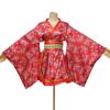 Kimono mit japanischem Muster, Mini-Kimono-Kleid, japanischer Stil, Yukata, sexy Dessous, Bademantel, Nachthemd, Schlafanzug, Gürtel, Kostüm, offene Vorderseite, Yosakoi-Kostüm