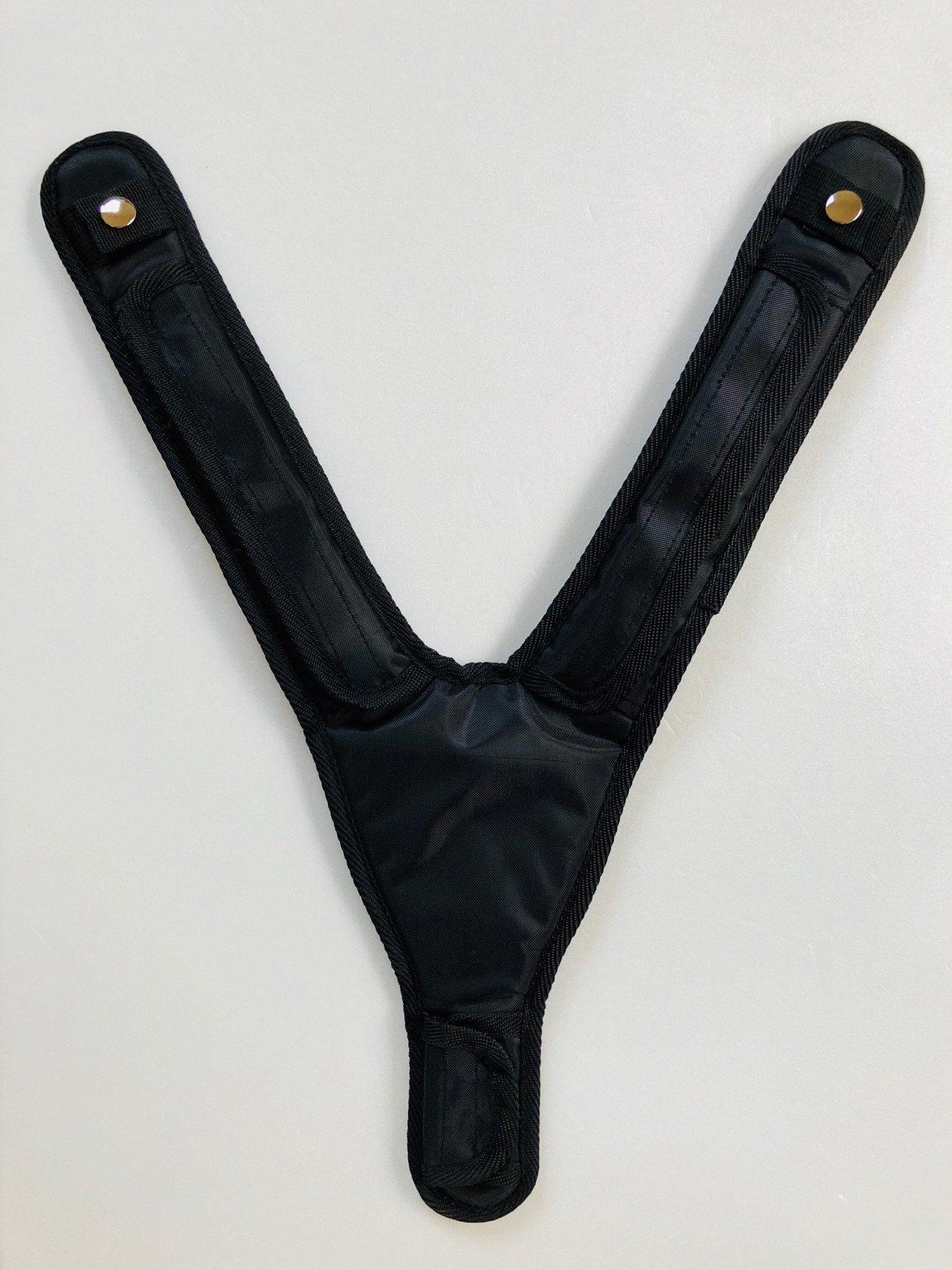 Tsubaki Model NRK Y-Type Harness Back Cushion Pad, for Y-Type Full Harness Safety Belt, Black, One Size Fits All