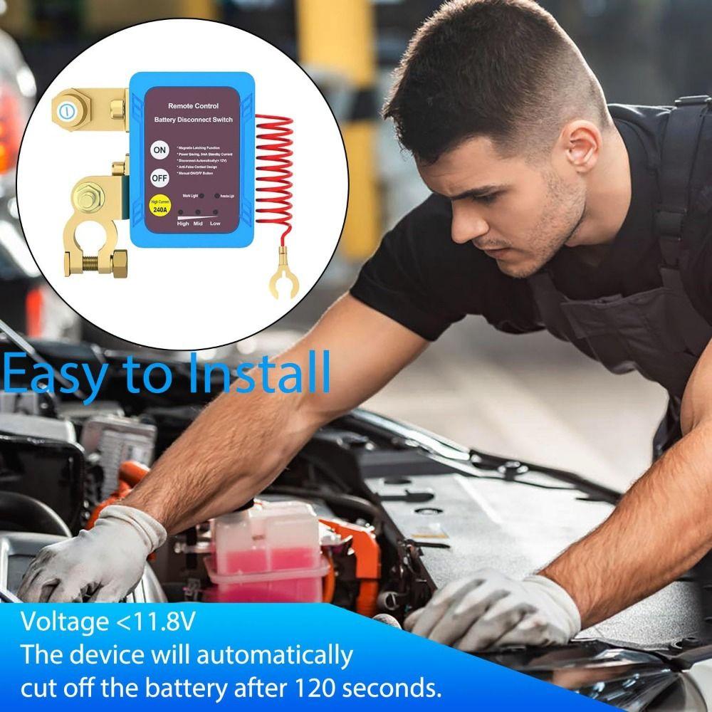 Automatic Power Shut Off Car Battery Disconnect Switch Anti-leakage Switch  Boat/Yacht