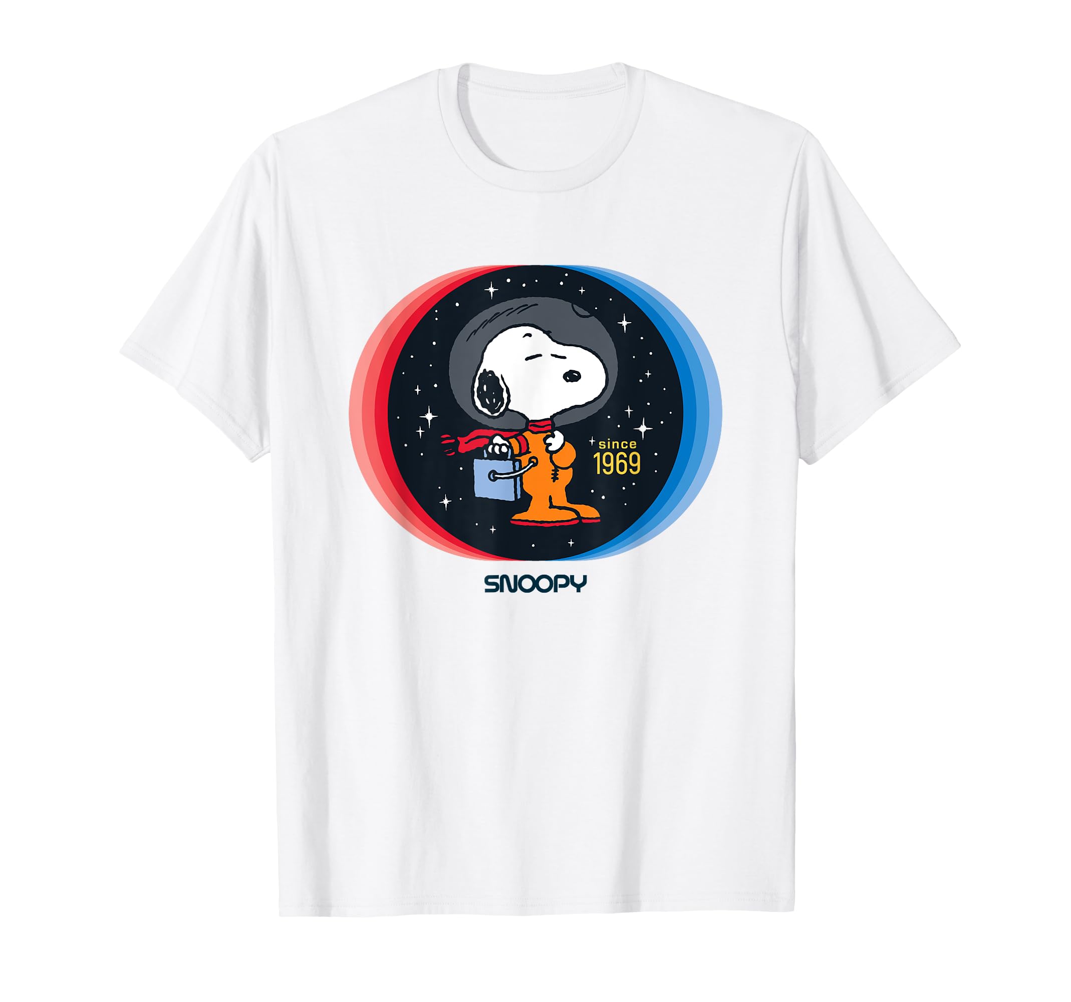 

Peanuts Snoopy Space Explorer Основан в 1969 году. Футболка белый