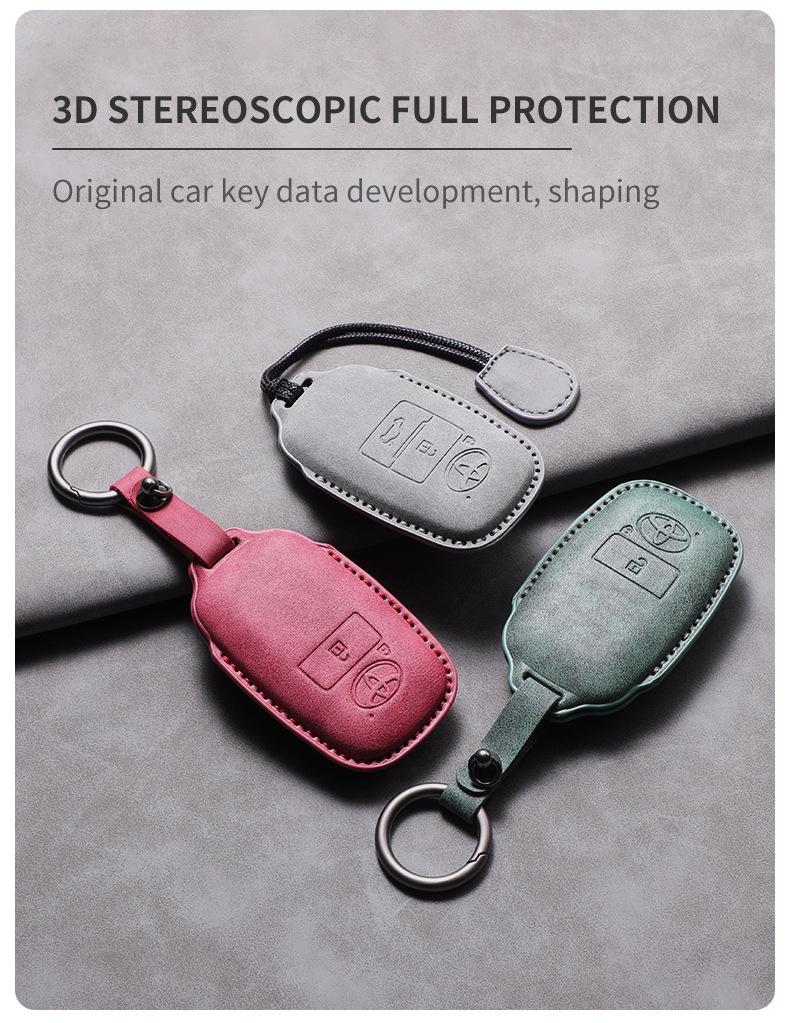 Toyota Raize & Daihatsu Rocky Key Case - Premium Sheepskin Cover for Tanto Models