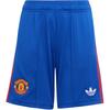 Originals Manchester United 26/27 Season Away Fan Version Quick-Dry Striped Mid-Rise Soccer Shorts Kids Shorts KC4805