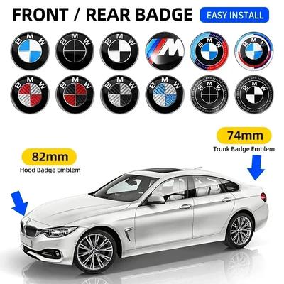 Emblema Logo Auto 74mm 82mm Distintivo Posteriore per Bagagliaio per E46 E39 E87 E90 E28 E53 E30 E60 E34 E36 E61 E62 E70 E91 E92 Accessori Auto