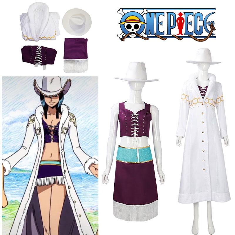 Cos One Piece Cos Cosplay White Costume With Nicorobin Character