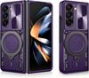 Case For Samsung Galaxy Z Fold 7 6 5 Magnetic Rota Camera Slide Protector Ring 360 Stand Cover Capa Fundas