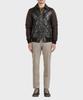 PANICALE Beige Micro Pattern Comfort Fit Cotton Pants