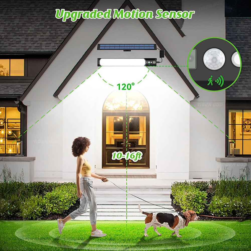 Outdoor 316/158 LED Solar Lamp Motion Sensor Outdoor Camping Wall Light Waterproof Yard Garage Porch For The Garden P7K4