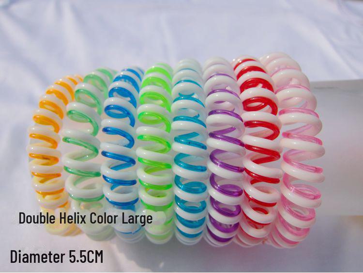 Candy-Colored Thick Bracelet-Style Hair Ring: Extra-Large Korean Rubber Band and Spring Headband Ornament
