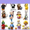 Brinquedo de Blocos de Construção Desenho Animado Brinquedo de Montagem Diy Para Crianças Material Plástico Tipo Abs 50-100 Peças Altura 4,5cm Personagens Leves)