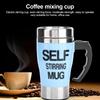 Electric Coffee Milk Automatic Mixing Cup Stainless Steel NaIntelligent Self Stirring Mug