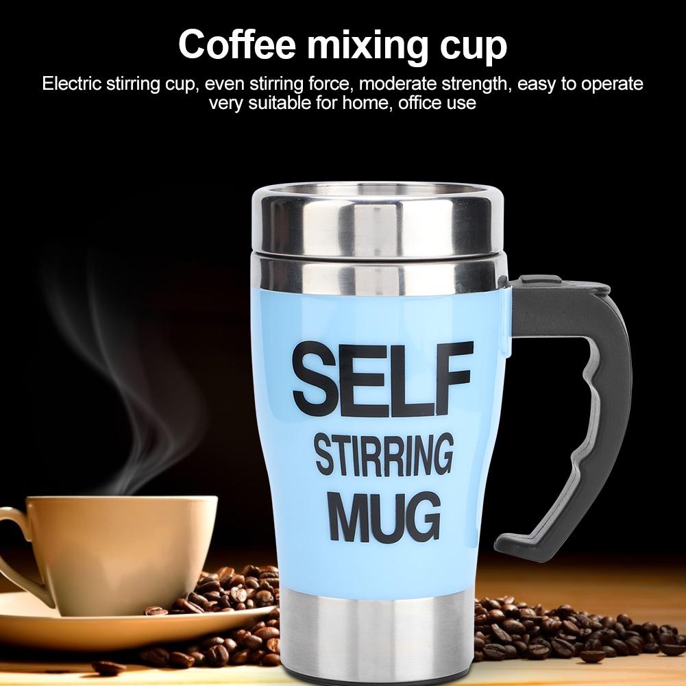 Electric Coffee Milk Automatic Mixing Cup Stainless Steel NaIntelligent Self Stirring Mug