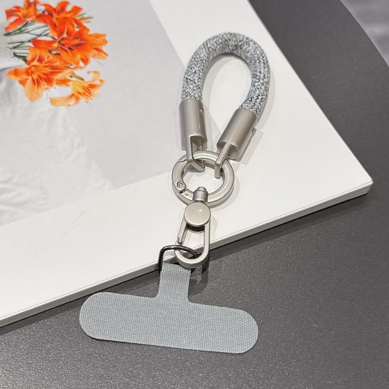 Short Portable Lanyard Pickup Chain Wrist Chain Anti-Lost Lanyard Universal Phone Case With Clip Lanyard Phone Accessories