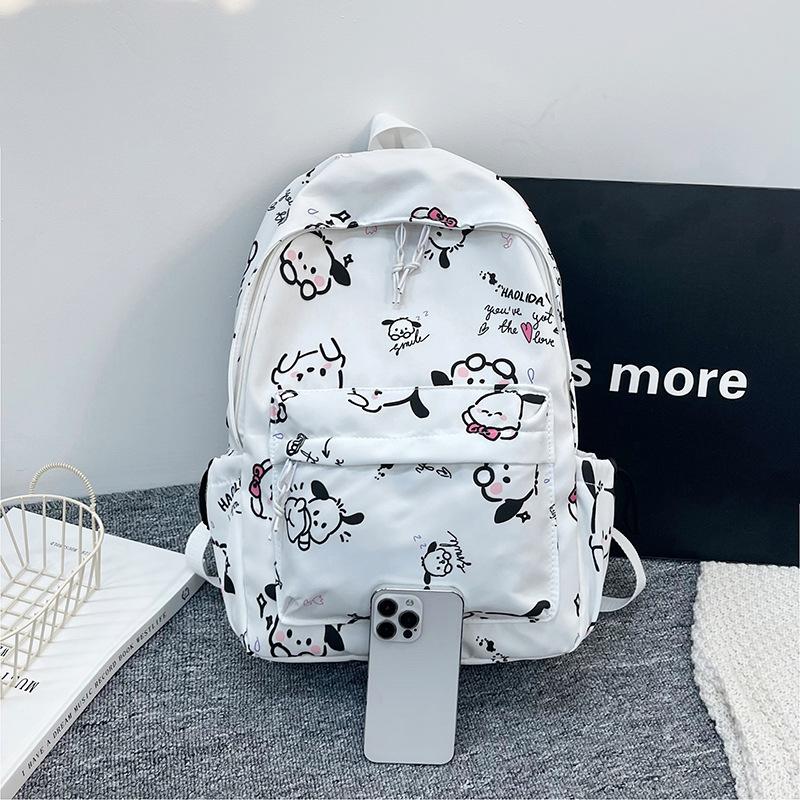 

Pacha dog schoolbag women s versatile high-value backpack dirt-resistant junior high school students large capacity белый
