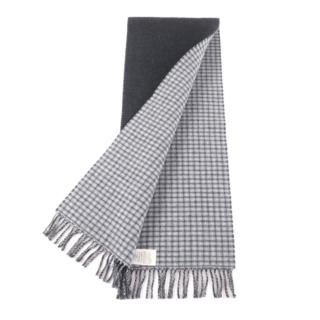 Excellent FENDI Scarf Charcoal gray wool Women FXT334 Used