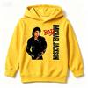 Felpa con cappuccio grafica Michajackson per bambini, felpa con cappuccio casual a maniche lunghe per ragazzi e ragazze, moda streetwear, abbigliamento per bambini