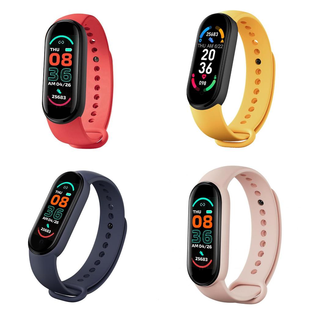 M6 Smart Fitness Band With Step Counter Heart Rate Monitor Digital Display For Students