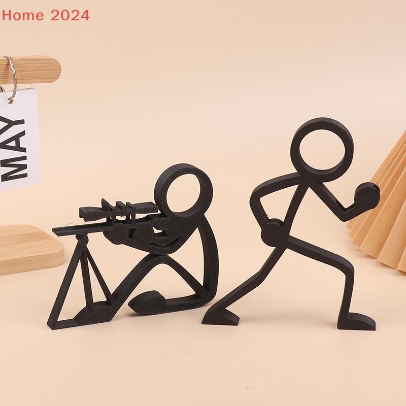 3D Printed Stick Figure Pencil Holders Pen Stands Pen Containers Desktop Ornaments Stationery Desktop Sculptures Gifts
