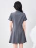 Shenzhen Nanyou Women's Double-Breasted Short Professional OL Suit Dress