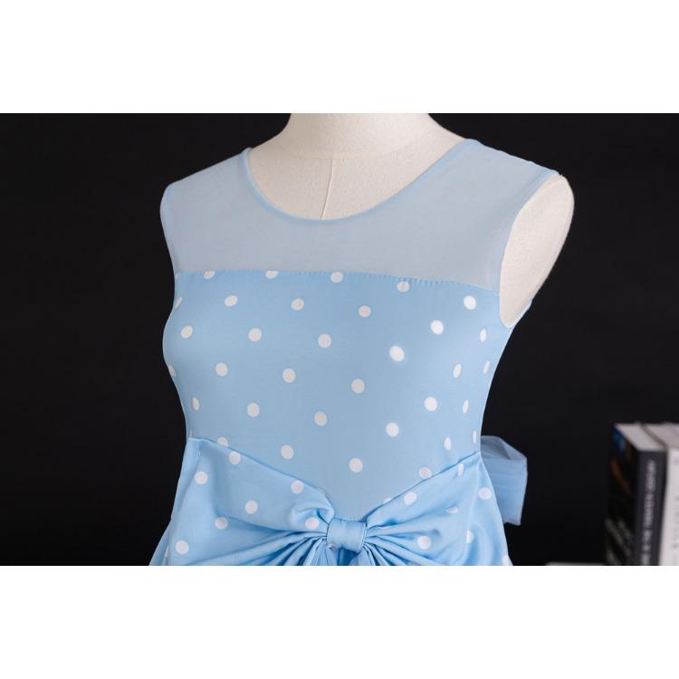 Teenage Mesh Princess Dresses Bat Mitzvah Girls Dresses Women High School Students Long Parent-Child Dresses Women