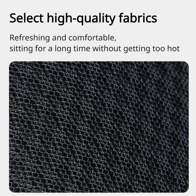 Ice Silk Linen Car Seat Cushion For Tesla Model3 Highland 2024 Car Front Rear Back Seat Covers Breathable Sweatproof All Seasons