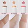 Contour Stick, Highlighter Makeup Stick, Blush Stick, Bronzer Stick, Contour Highlighter Blush Stick Kit with Brush for Flawless Look, Waterproof Long
