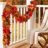 Thanksgiving Mixed Color Artificial Maple Leaf Vine