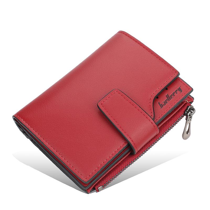 

Baellerry Women s Korean Style Short Wallet with Card Slots and Coin Purse