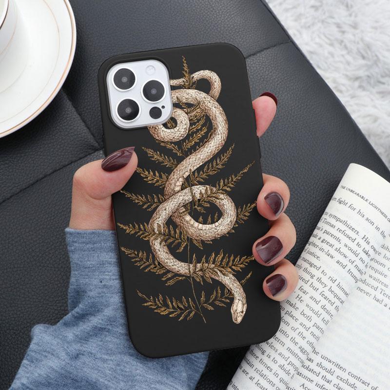 

Чехол с цветком змеи для Samsung Galaxy A12 A21S A20E A52 s A32 A10 A31 A72 A50 A51 A70 A71 S9 S10 S20 FE S21 Plus, ультра чехол из ТПУ A41