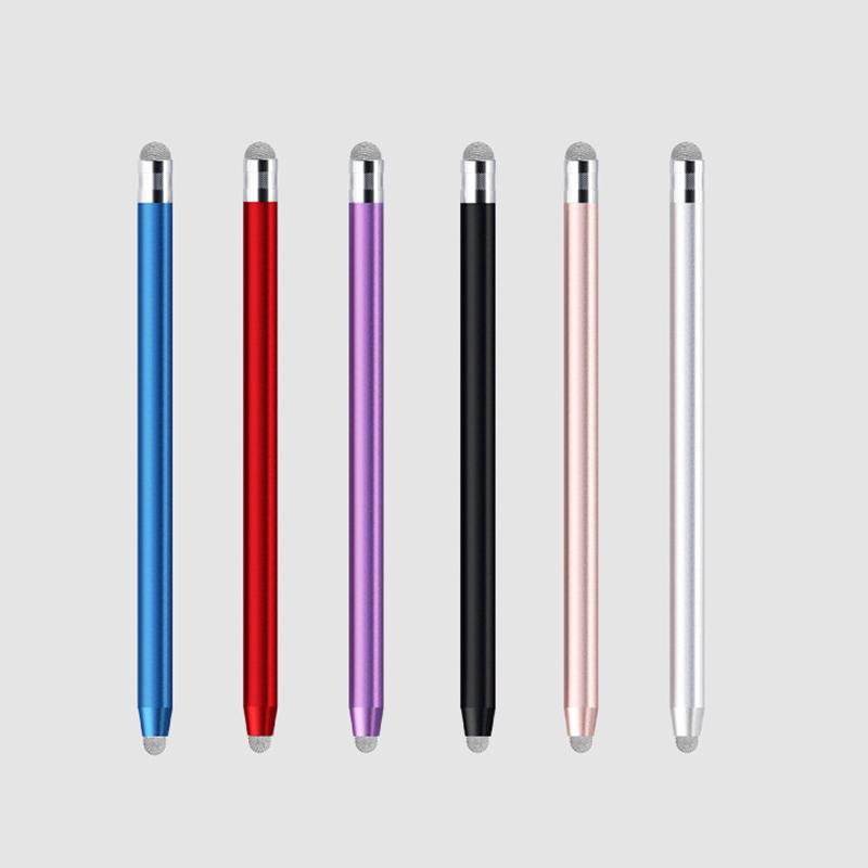 Mesh Fiber Capacitive Stylus Pen Double Nib Touch Screen Pens Drawing Pen For Universal Capacitive Screen Smart Phone Tablet