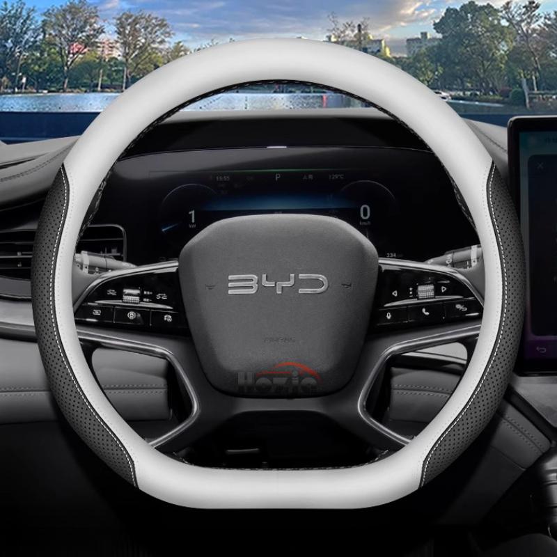 Lederlenkradabdeckung für Auto für BYD Atto 3 Song Pro Plus Sealion 6 7 Dolphin Mini Yuan Up Seal U Tang EV Zubehör 2025