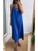 Summer 2024 Solid Color Loose Sling Dress for Women