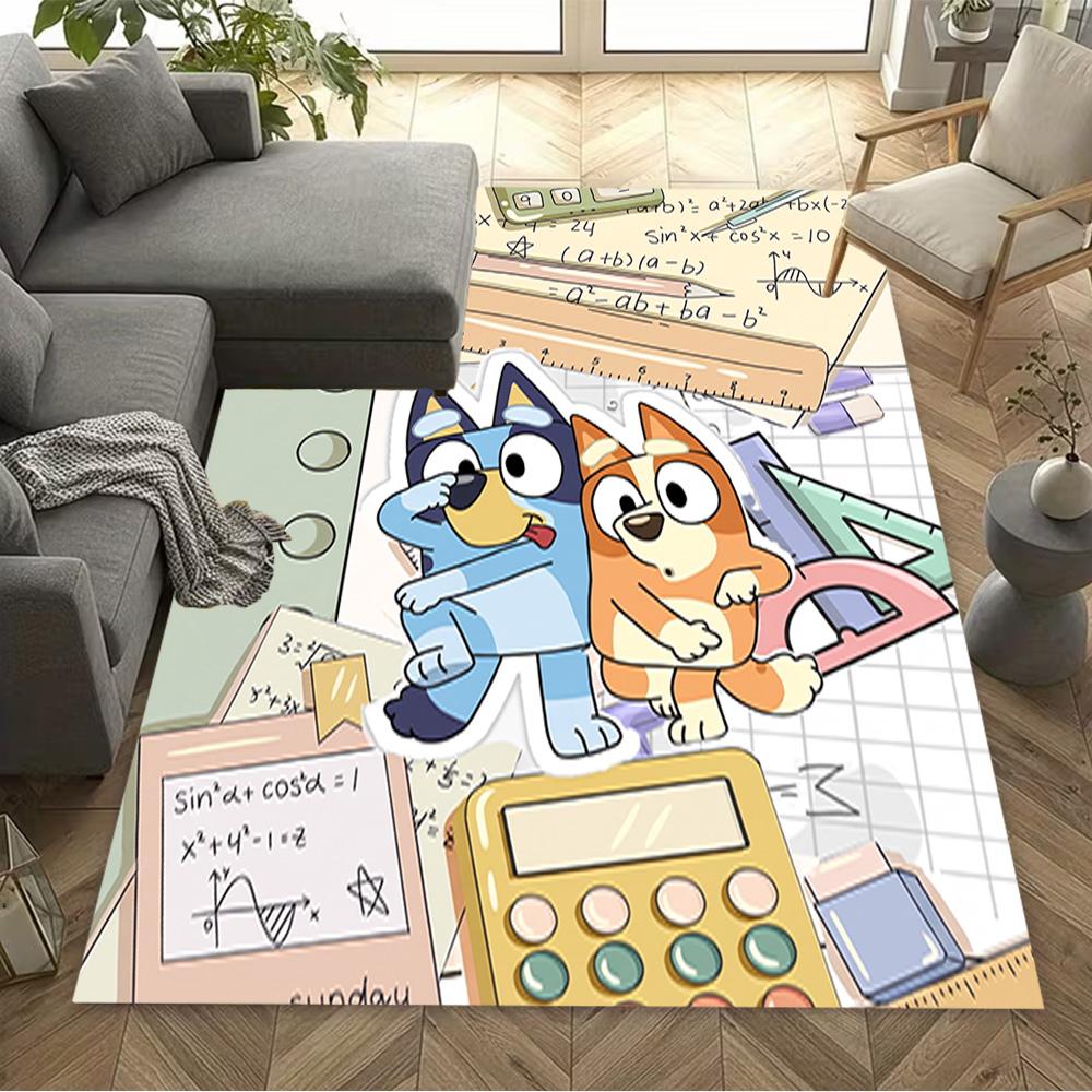 Bluey Bingo's Adventure Area Rug Suitable for Game Room Decorate room Study room Balcony Antislip Carpet Decorate Offices Spiritual Gift